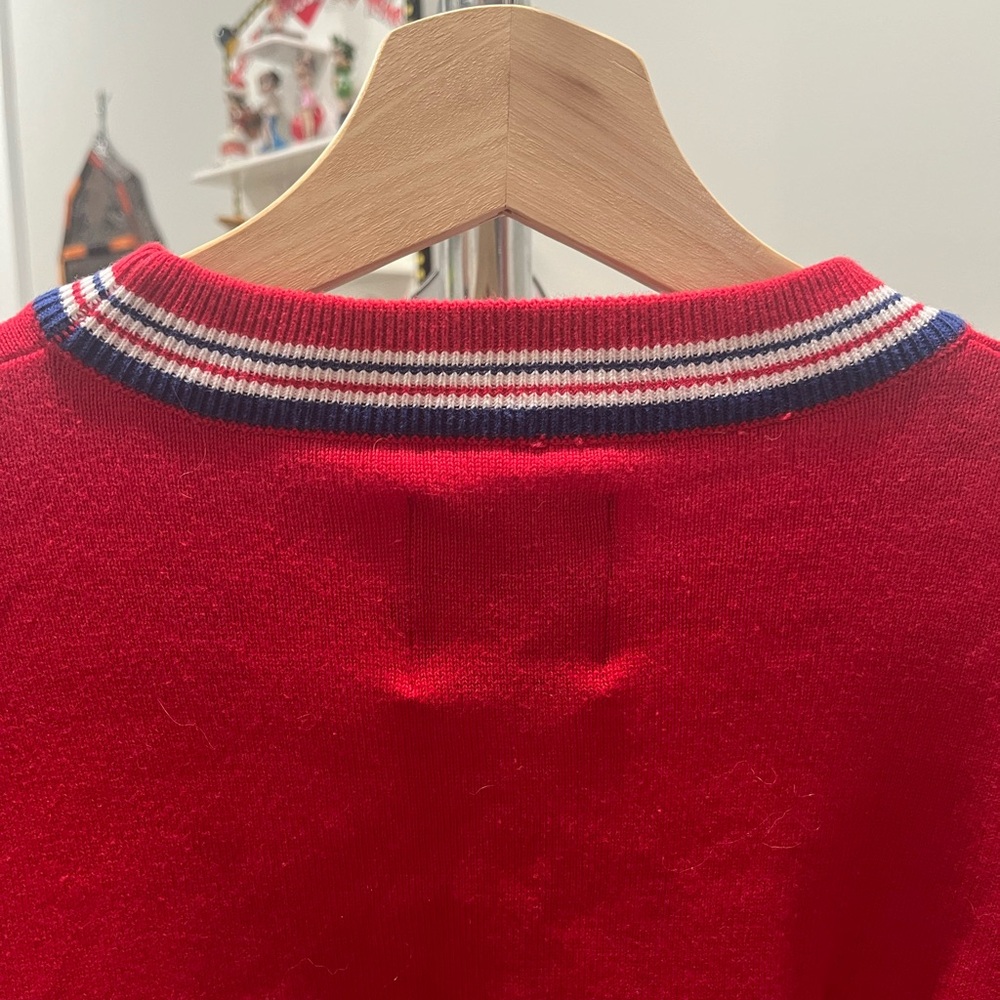 UNIF Riley Ringer Deadstock Red Sweater - Picture 3 of 7